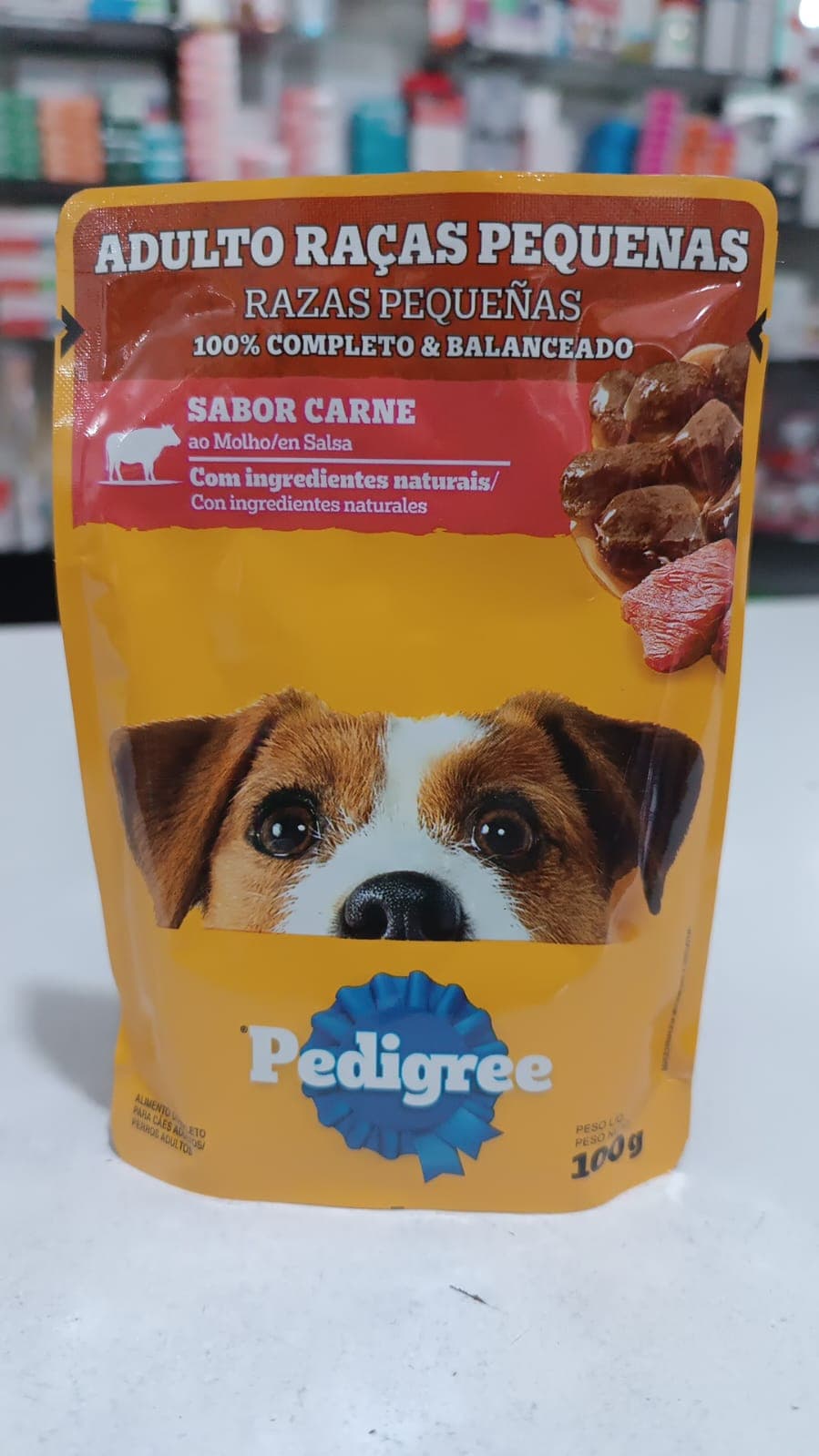 Petisco Sachê Pedigree 100g (Raças Pequenas)