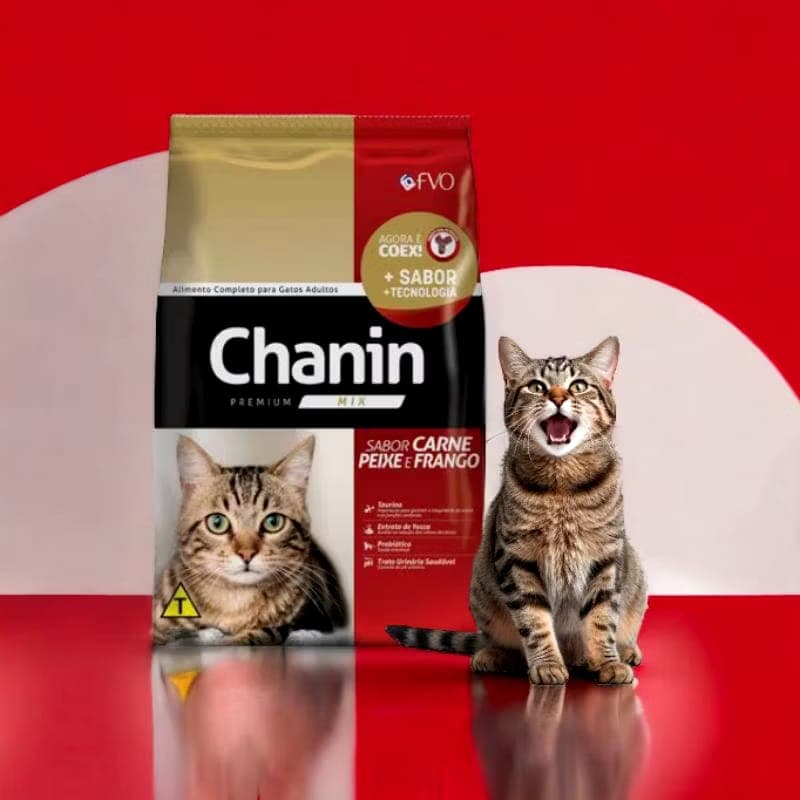 Ração Chanin Premium Mix (Gatos Adultos)